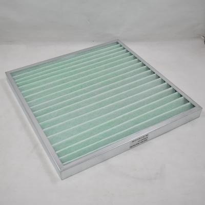 فیلتر پنلی پلیسه دار با راندمان بالا 592X592X45 G4